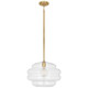 Robert Abbey - CL65 - One Light Pendant - Horizon - Modern Brass w/ Clear Glass