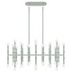 Robert Abbey - CL78 - 42 Light Chandelier - Kane - Celadon w/Polished Nickel