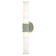 Robert Abbey - CL83 - Two Light Wall Sconce - Kane - Celadon w/Modern Brass