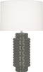Robert Abbey - CR800 - One Light Table Lamp - Dolly - Ash Glazed Textured Ceramic