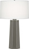 Robert Abbey - CR960 - One Light Table Lamp - Mason - Ash Glazed Ceramic