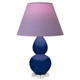 Robert Abbey - CT13L - One Light Accent Lamp - Small Double Gourd - Cobalt Glazed Ceramic w/Lucite