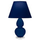 Robert Abbey - CT13N - One Light Accent Lamp - Small Double Gourd - Cobalt Glazed Ceramic w/Lucite