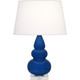Robert Abbey - CT33X - One Light Accent Lamp - Small Triple Gourd - Cobalt Glazed Ceramic w/Lucite