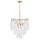 Metropolitan - N3126-732 - Six Light Pendant - Glassara - Legacy Brass