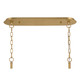 Glassara Eight Light Linear Chandelier (N3127-732)