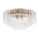 Metropolitan - N3145-732 - Seven Light Flush Mount - Torvento - Legacy Brass