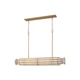 Metropolitan - N5626-732 - Six Light Linear Chandelier - Jaxen - Legacy Brass