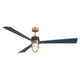 Nauticus 65" Ceiling Fan (F768L-LBR/NVY)