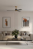 Nauticus 65" Ceiling Fan (F768L-LBR/NVY)
