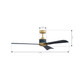 Nauticus 65" Ceiling Fan (F768L-LBR/NVY)