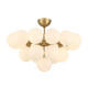 Minka-Lavery - 12079-732 - 19 Light Convertible Chandelier/Semi-Flush Mount - Lunara - Legacy Brass