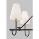 Bellforge Five Light Linear Chandelier (12105-855)