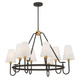 Minka-Lavery - 12108-855 - Eight Light Pendant - Bellforge - Legacy Brass