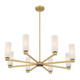 Wexmere Eight Light Chandelier (12328-876)