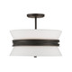 Dalvor Three Light Semi-Flush Mount (12417-860)