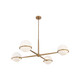 Minka-Lavery - 12505-732 - Four Light Chandelier - Orstyn - Legacy Brass