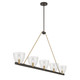 Noellea Five Light Linear Chandelier (12727-796)