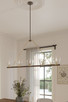 Noellea Five Light Linear Chandelier (12727-796)