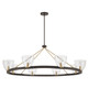 Minka-Lavery - 12728-796 - Eight Light Chandelier - Noellea - Dark Bronze