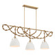 Cordón Three Light Linear Chandelier (16067-732)