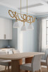 Cordón Three Light Linear Chandelier (16067-732)