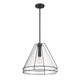 Minka-Lavery - 17649-899 - One Light Pendant - Lorenth - Dark Matte Black