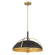 Minka-Lavery - 18314-880 - Four Light Pendant - Yorkshire - Dark Matte Black