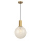 Minka-Lavery - 2526-732 - One Light Pendant - Narra - Legacy Brass