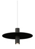 Visual Comfort Modern - 700MPPNTB-LED930 - LED Pendant - Ponte - Nightshade Black