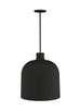Visual Comfort Modern - 700TDFNDB-LED930 - LED Pendant - Foundry - Nightshade Black