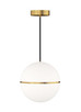 Visual Comfort Modern - 700TDHNE13NB-LED930 - LED Pendant - Hanea - Natural Brass