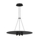 Visual Comfort Modern - 700TDPNT22B-LED930 - LED Pendant - Ponte - Nightshade Black