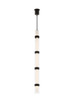 Visual Comfort Modern - 700TDWIT5B-LED930 - LED Pendant - Wit - Black