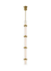 Visual Comfort Modern - 700TDWIT5R-LED930 - LED Pendant - Wit - Aged Brass
