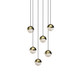 Sonneman - 2915.14-SML - LED Pendant - Grapes - Brass