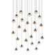 Sonneman - 2918.01-SML - LED Pendant - Grapes - Polished Chrome
