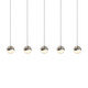 Sonneman - 2921.13-SML - LED Pendant - Grapes - Satin Nickel