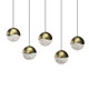 Sonneman - 2921.14-LRG - LED Pendant - Grapes - Brass