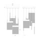 V Panels LED Pendant (3094.14)