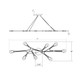 Abstraction LED Pendant (3272.16)