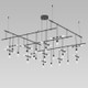 Sonneman - S1H48K-SC060612-SC01 - Six Light Pendant - Suspenders - Satin Black