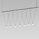 Sonneman - SLS1167 - Seven Light Pendant - Suspenders - Satin Black