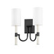 Troy Lighting - B1114-FOR - Two Light Wall Sconce - Gustine - For