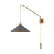 Troy Lighting - B2936-PBR/GRA - One Light Wall Sconce - Conor - Patina Brass