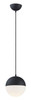 ET2 - E20361-92BK - LED Mini Pendant - Half Moon - Black