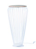 ET2 - E20576-WTNW - LED Floor Lamp - Cage - White / Navaho White