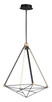 ET2 - E20594-BKGLD - LED Pendant - Spire - Black / Gold