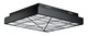 ET2 - E20646-61BK - LED Flush Mount - Intersect - Black