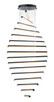 ET2 - E21379-BK - LED Pendant - Hover - Black